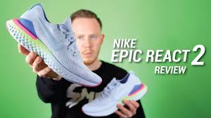 The flyknit constructed upper conforms to your foot with a minimal, supportive design. Nike Epic React 2 Flyknit Review Epic React Comparison Youtube