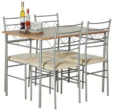 The cheapest offer starts at £75. Argos Home Oslo Wood Effect Table 4 Metal Chairs Cream 4827014 Argos Price Tracker Pricehistory Co Uk