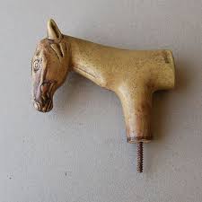 Vintage Horse Head Walking Stick Handle Walking Cane Handle Etsy Walking Sticks Walking Canes Vintage Horse