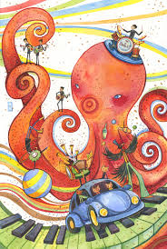 Tribute To Ringo S Masterpiece Octopus S Garden Painted By Artist And Beatles Fan Alina Chau Beatles Art Beatles Illustration Art
