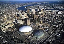Superdome Downtown New Orleans Louisiana Photo Taken In 2005 Before Katrina New Orleans City Downtown New Orleans Aerial