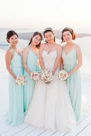 Save big with our diy wedding combos! Mint Green And Pink June Wedding Mint Green Bridesmaid Dresses Pink Bouquets Colorsbridesmaid