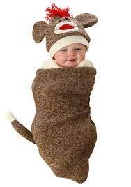 Marv The Sock Monkey Infant Costume Bunting Swaddle Hat Baby Newborn Outfit Walmart Canada