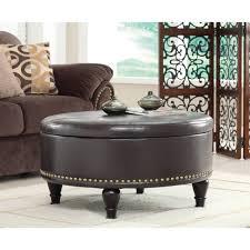 Shop for round ottoman coffee table online at target. Augusta Storage Ottoman Bonded Leather Inspired By Bassett Target