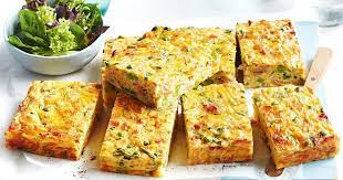 Freezable Zucchini Slice Recipe Slices Recipes Homemade Snacks Recipes Recipes