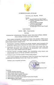 Dalam surat edaran tersebut, gubernur harus mengumumkan penetapan upah minimum 2021, pada 31 oktober 2020 dan menurut ganjar, masih ada waktu untuk mengkaji serta melakukan komunikasi dengan berbagai pihak. Alvin Lie On Twitter Surat Edaran Gubernur Jawa Tengah Tentang Peningkatan Kewaspadaan Thd Resiko Penularan Infeksi Corona Virus Disease Covid 19 Di Jawa Tengah Tapi Kemarin Pemkot Semarang Ijinkan 1044 Turis Turun