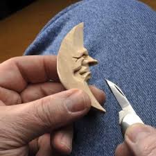 Man In The Moon Wood Carving Faces Wood Carving Patterns Wood Carving Designs