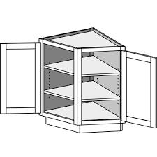 Standard base cabinet depth is 24 inches (61cm). Base Angle End Cabinet Bae Csbae Cabinet Joint