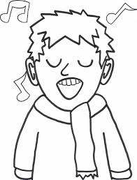 There are tons of great resources for free printable color pages online. Carol Singer Coloring Sheet Coloring Home