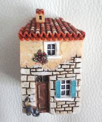 Miniature Maison De Provence Petit Chat J Carlton Dominique Gault Neuf Progetti Con L Argilla Fatto A Mano Oggetti Fai Da Te