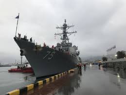 She was built by the bath iron works in maine, with her keel laid in august 1901 and her launching in october 1904. U S Navy Destroyer Makes Port Call In Batumi Civil Ge