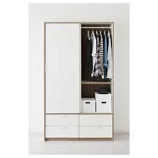 Trysil Kleidschr M Schiebetu 4 Schubl Weiss Ikea Schiebeturen Schrank Ikea Kleiderschrank Ikea