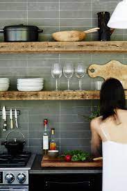 20 Rustic Kitchen Shelving Ideas With Timeless Rugged Charm Repisas De Cocina Revestimiento Cocina Cocina Renovada