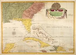 Physical map of the bahamas showing major cities, terrain, national parks, rivers, and surrounding the bahamas (officially, the commonwealth of the bahamas) is divided into 31 districts. File Carolina Florida Bahama Map 1754 Jpg Wikipedia