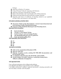 Do you need the best quality assurance inspector resume? Cv For Qc Inspector Mechanical