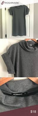 Polo Garage Gray Cuffed Sweatshirt Dress Sweatshirt Dress Sweatshirts Clothes Design