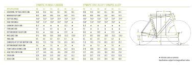 Sizing Guide Pauls Cycles