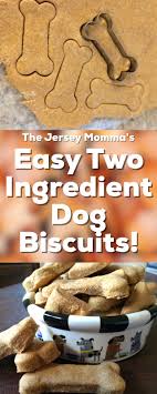 In a separate bowl, whisk the eggs, olive oil, applesauce, pumpkin, and honey until smooth. Easy 2 Ingredient Dog Treats Make Your Own Healthy Dog Biscuits The Jersey Momma