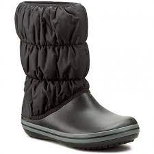 Snow Boots CROCS - Winter Puff Boot 14614 Black/Charcoal - Trekker boots -  High boots and others - Girl - Kids' shoes | efootwear.eu