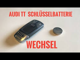 Audi Tt Fv 2016 Sq5 A3 A4 Schlusselbatterie Wechseln Anleitung Youtube