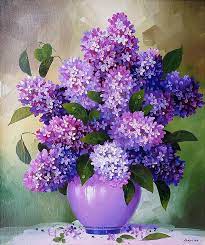 Pin By Terry Lin On Filizdemir Lilac Painting Watercolor Flowers Flower Painting