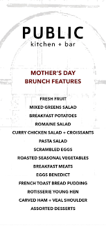 our menus public kitchen + bar a