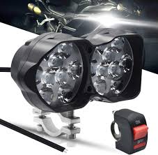 Motorcycle Led Driving Lights,Spotlight Auxiliary Lights Front Fog Lamp |  Ebay