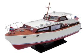 Model Boat Chris Craft Cabin Cruiser 1956 Tekne Yapimi Gemi Tekne