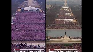 Trump was administered the oath by chief justice john g. Comparing Donald J Trump And Barack Obama S Inaugural Crowd Sizes 2017 Vs 2013 Youtube