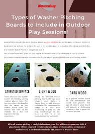 Check spelling or type a new query. Types Of Washer Pitching Boards To Include In Outdoor Play Sessions By Washers Game Issuu