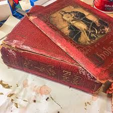 Tryi to give it a new form by slightly bending it over the top of the pages. How Not To Repair Your Old Bible With Duct Tape Ibookbinding Bookbinding Tutorials Resources