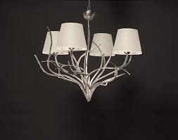 4 Lights Chandelier In Silver Bronze Objet Insolite Hight Qualite Lighting Made In France Ref 17090354