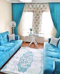 Ruang tamu merupakan ruang pertama untuk menyambut sekaligus memberi kesan pertama kepada tamu yang datang. Dekorasi Ruang Tamu Tema Biru Putih Deco Rumah Cantik Facebook