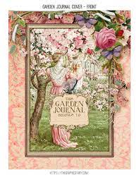 Including printable art and coloring pages. Beautiful Free Printable Journal Covers With Garden Theme The Graphics Fairy
