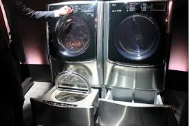 How to install a laundry platform. Lg Twin Wash System Adds Mini Washer Pedestal Digital Trends