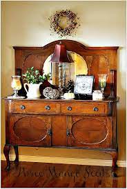 Three Mango Seeds Fall Decorating In The Dining Room Sideboard Decor Buffet Decor Antique Dining Room Furniture