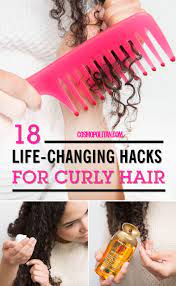It adds in a lot of moisture to your dry locks. 15 Truly Brilliant Curly Hair Hacks You Ve Probs Never Tried Life Changing Hair Curly Hair Styles Curly Hair Styles Easy