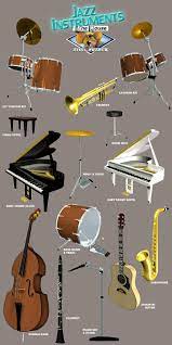 Jazz bands are made up of various sizes and different operational arrangements. Jazz Band Instruments And Accessories Jazz Instruments Music Classroom Teaching Music