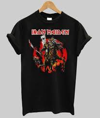 Iron Maiden T Shirt Kendrablanca Iron Maiden Shirt Iron Maiden T Shirt T Shirt