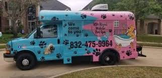 Cleaning and disinfecting all grooming tables, tubs, and grooming tools between every groom wiping down their ipad and/or phone after each groom appointment K9 S Royal Mobile Pet Spa Home Facebook