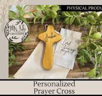 Personalized Christian PRAYER BOX - Handcrafted Tin And Laser-engraved