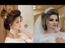 اجمل تسريحات عرايس فخمه 2019 يجعلهم ملكات جمال في يوم عرسهم Youtube Pretty Fashion Bride