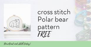 Furry tales fairy mouse cross stitch pattern £ 2.50; Free Cross Stitch Polar Bear Pattern Craft With Cartwright