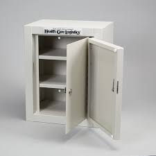 Verification leave the contents unsecure. Item 3704 Narcotic Cabinet 2 Locks 2 Doors 12x15x8