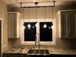Kitchen Sink Pendant Wrap Counter