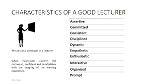 How To Be A Good Lecturer - Youtube