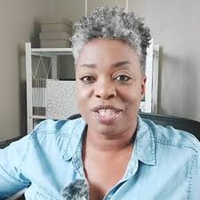 How about your grey hair journey?, Thanks for sharing yours @thevielab ,  #greyhairdontcare #greyhairtransition