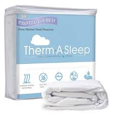 Therm A Sleep Mattress Protector Twin White Waterproof Mattress Mattress Protector Mattress
