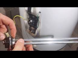 If a water heater has a serious leak , regardless of its age, it will most likely need replacement. How To Replace The Lower Element On A Electric Water Heater Youtube