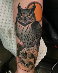 Thanks Again Ross Radiantcolorsink Neotrad Ntgallery Neotradsub Neotraditional Thebesttat Traditional Owl Tattoos White Owl Tattoo Neo Traditional Tattoo